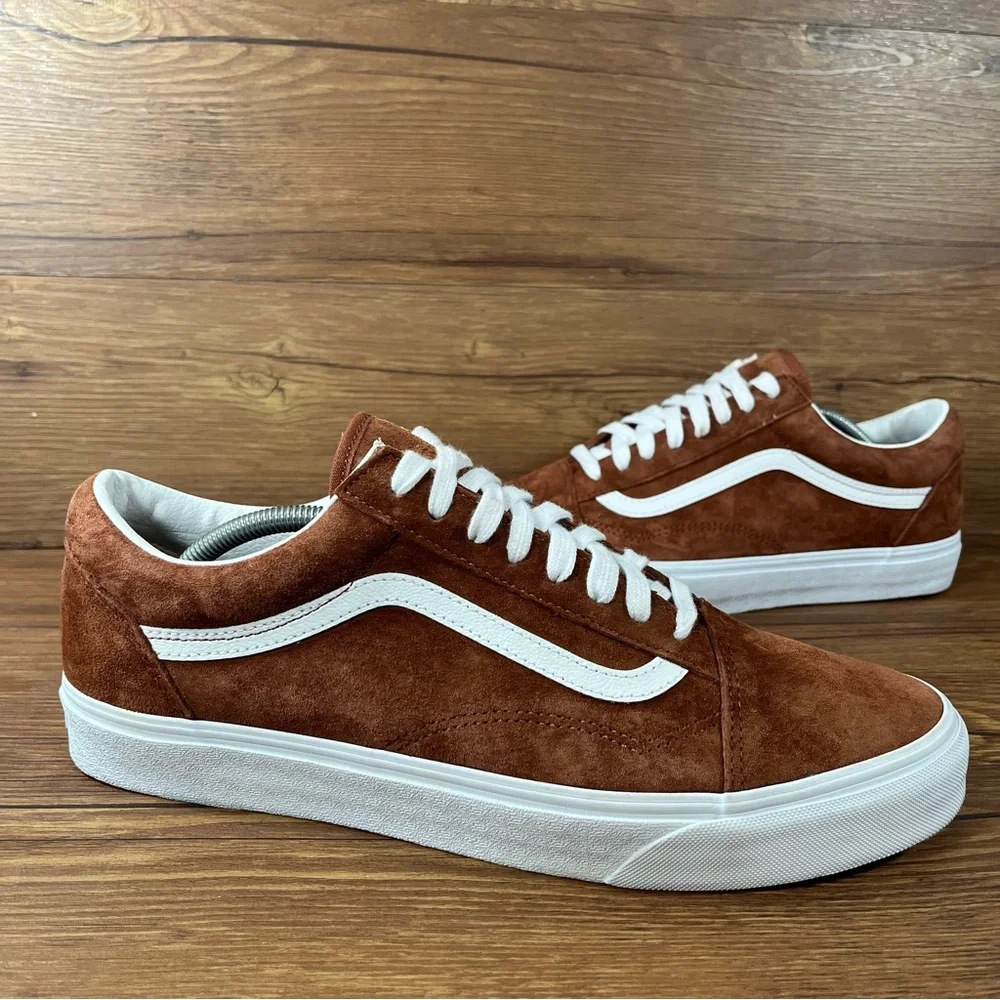 Vans Old Skool Brown Suède Low Top Sneakers Men’s Size 12 Shoes